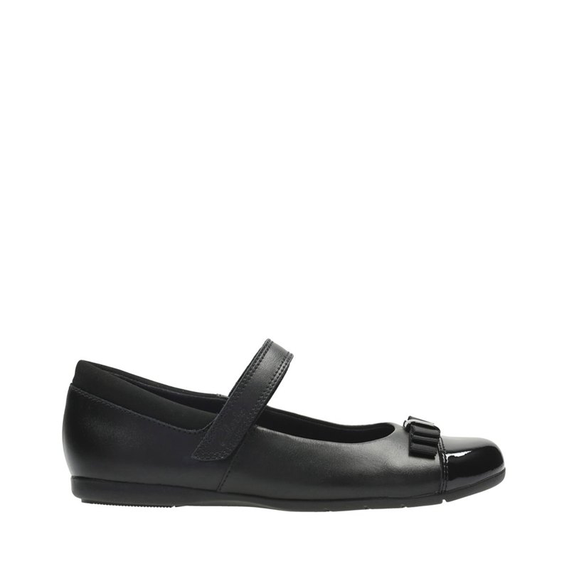 Pantofi Clarks Copii Negrii - Dance Shout - 638291-GHJ